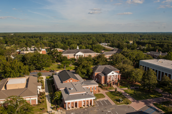 Aerial photo of MGA's Cochran Campus.